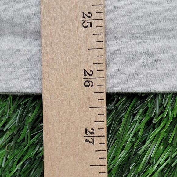 Vintage 90s Floral Christian Shirt Womens Large 21x26 Gray - Picture 5 of 13